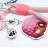 Toggles   04 Pink Disco Face Keyring