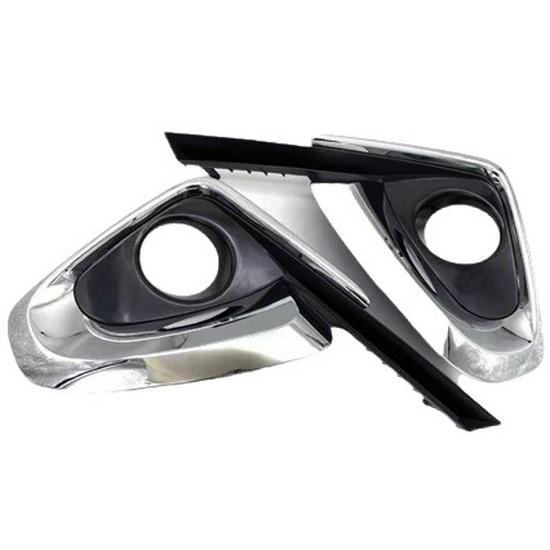 52128-0K300 & 52127-0K300 Fog Light Bezels for Toyota Fortuner