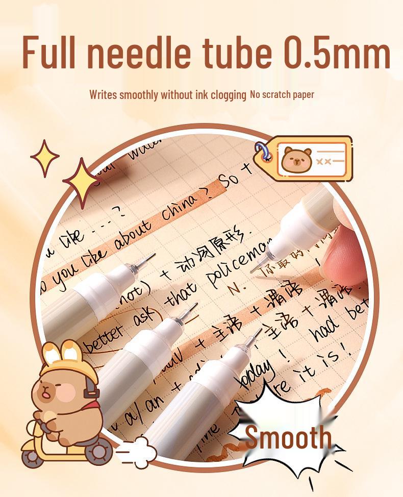 High-Capacity Student Cartoon Gel Pen Set - 30 Pieces
