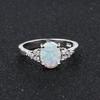 Opal Gemstone Rings: Fashionable Jewelry for Couples and Women In Europe and America
