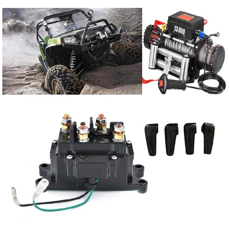 For Trailer Truck 12V 250A Winch Contactors Thumb Switch Winch Solenoid Relays
