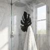 3D Print Bathroom Hook Turtle Leaf Towel Hanger Anti-Scratch Glass Door Hook  Beach Decoration