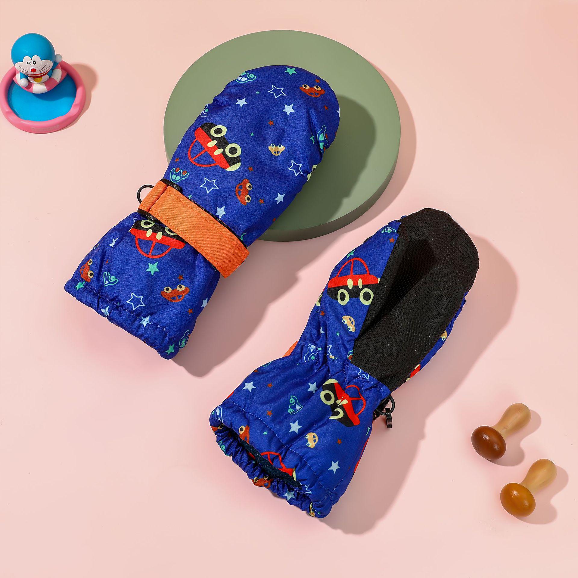 

Детские горнолыжные варежки с забавным принтом — водонепроницаемые, ветрозащитные, теплые и симпатичные для мальчиков и девочек 2-5 Years One Size