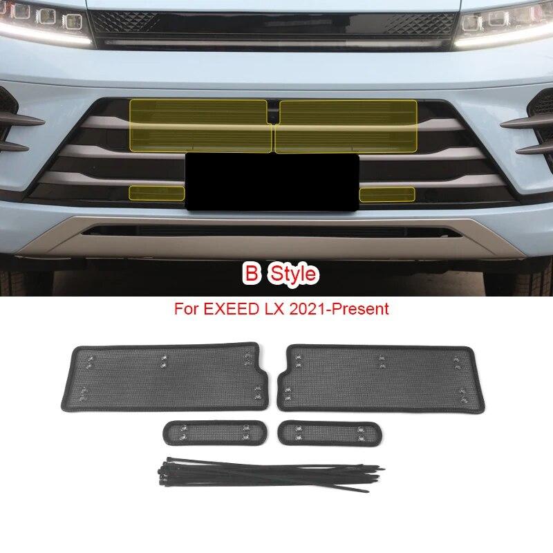 Car Insect-proof Air Inlet Protection Cover Airin Insert Net Vent Racing Grill Filter For CHERY EXEED LX 2021-2025 Car Accessory