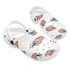 Fun Printed EVA Travel Clogs Unisex Easy Clean Breathable Travel Use Slip On Beach Garden Daily Walking Casual Slippers Beach Wear