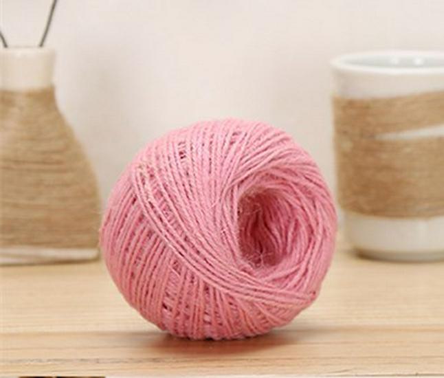 Vintage Style Colored Hemp Rope for DIY and Photo Clips (1.5-2mm, 25m/50m/100m)