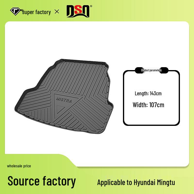 Eco-Friendly Trunk Mat for Modern Mingtu Langdong, Reina, Fiesta - Odorless Tail Box Protection