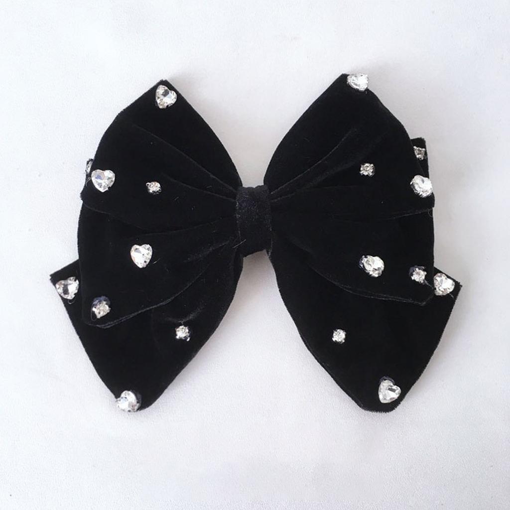 Pinces à Cheveux Arbalètes Ailes d'Ange avec Strass Postiches Accessoires de Cheveux pour Fêtes de Style Gothique et Vintage