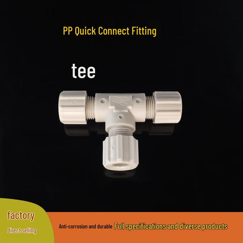 Guanshi 304 Stainless Steel Quick-Twist Tee Connector