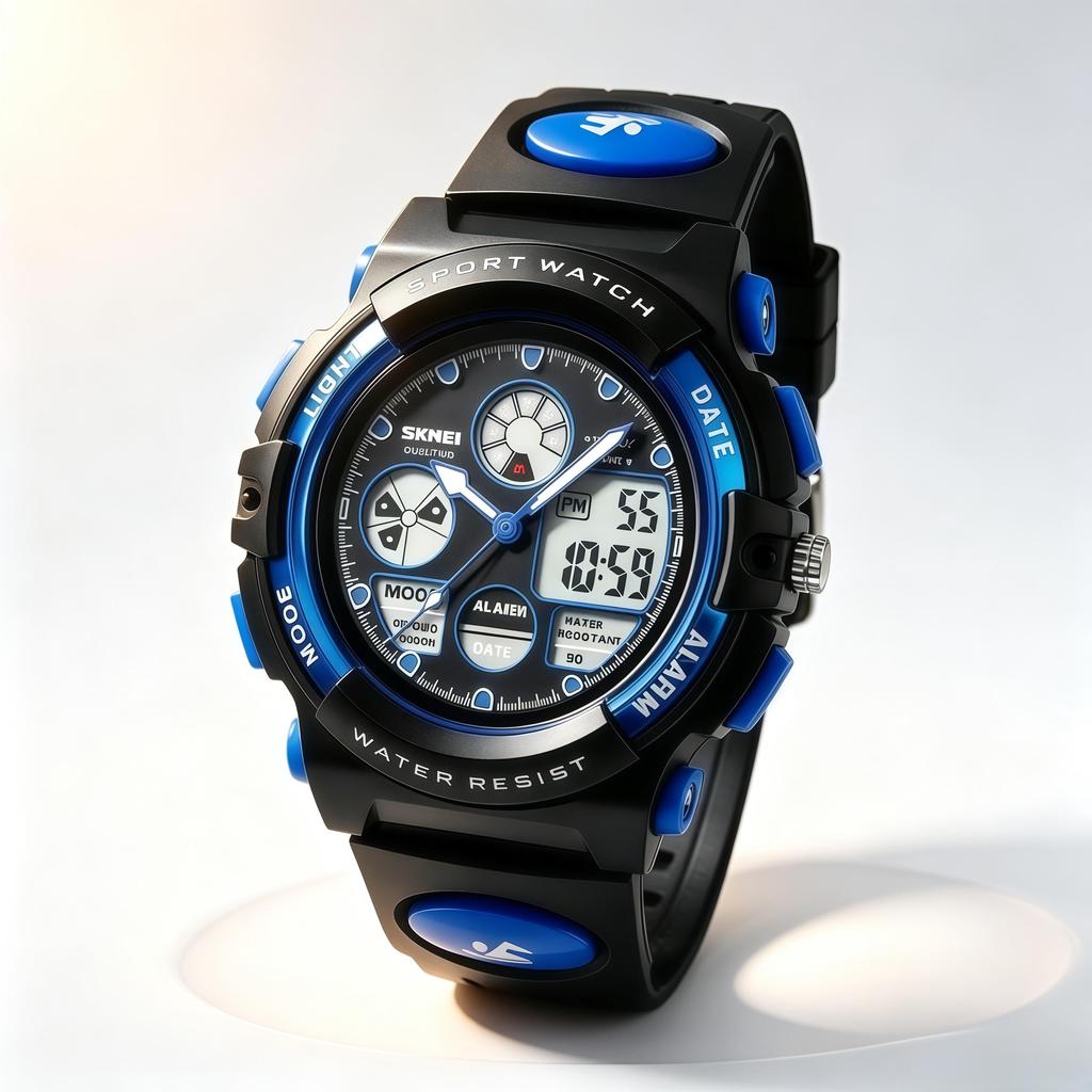 Kids Watch SKMEI Dual Movement School 50M Waterproof 1163
