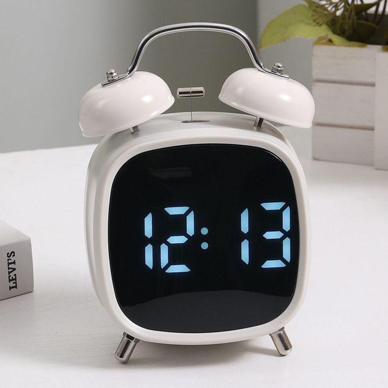 Creative GH8032 Multifunctional Large LED Metal Alarm Clock