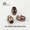 Retro Braune Geometrische Holzperlen für Minimalistischen DIY Schmuck