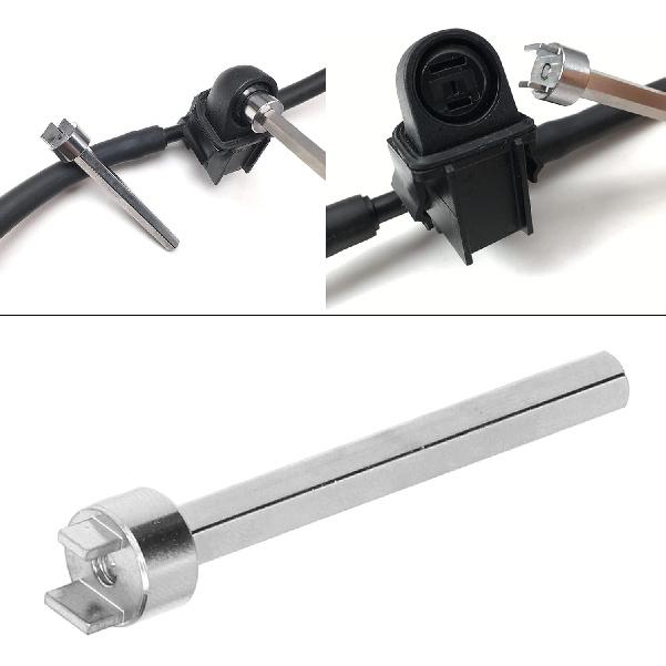 ARAMOX Washer Nozzle Adjustment Tool, Stainless Steel Windscreen Washer Nozzle Adjustment Tool 4mm/6mm Slots Replacement for Benz W204 W207 W212 W218