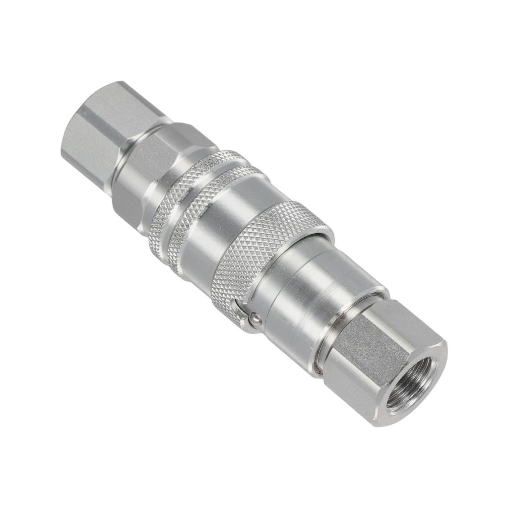 Hydraulic Quick Coupling Connector Set for NPT14 NPT38 NPT12 NPT34 Enhanced Durability with White Zinc Treatment