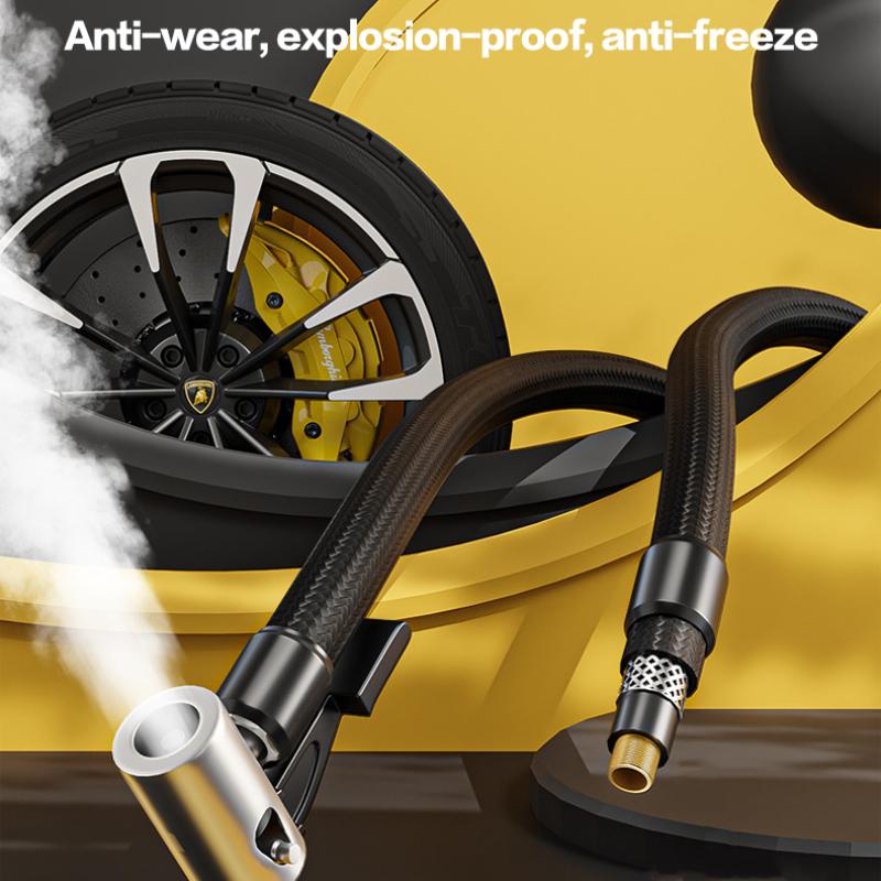 Car Air Pump Wireless Portable Rechargeable, Tire Inflator Electric Air Pump for Car, Motorcycles, Bicycles and Ball