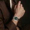 Seiko 200 Meters Waterproof Automatic/manual Mechanical Movement Cowhide Strap 39.5mm Men's Watch Green Dial SBDC211