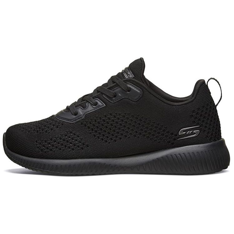 Skechers Bobs Squad Lightweight Comfortable Durable Low-Top Casual Running Shoes Women sneaker Black 32509-BBK 35