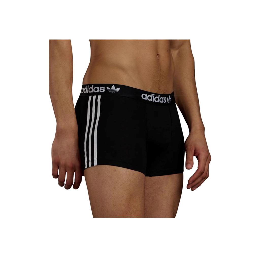 Adidas Chiloți Originali cu Model Logo Elastic Respirabil Pachet de 3 Chiloți pentru Bărbați Negru 4A1M56-000