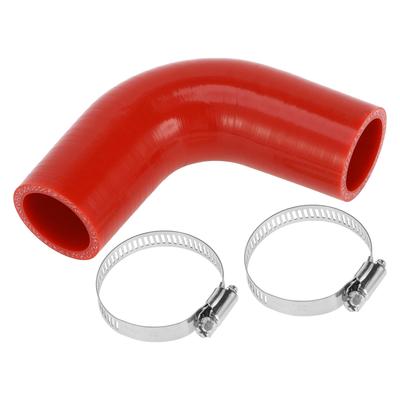 X AUTOHAUX Tuyau en silicone, Tuyau Ragator, Tube en silicone, Tuyau résistant à l'huile, Tuyau de conduit d'air, 90