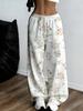 Women's wide-leg pants - loose-fitting trousers, suitable for summer, daily leisure, fitness