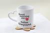 Italian Greyhound, Italian Sighthound - Cup with a Dog, Adorable Cup with a Heart-shaped Handle, Universal Gift from the Art-Dog Brand