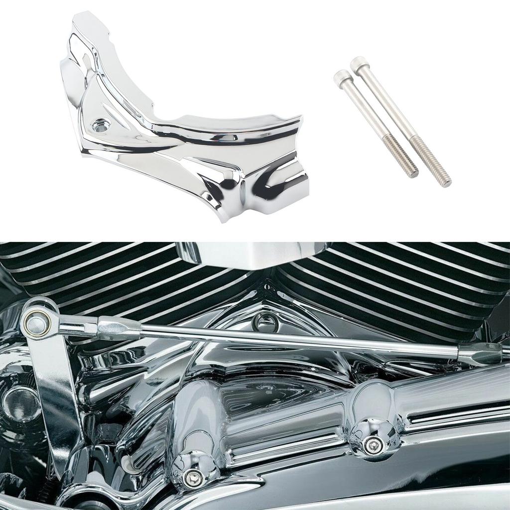 Motorcycle Chrome Cylinder Base Side Cover Moto Decor Accessories For Harley Softail Slim Heritage Custom Fat Boy EFI 2007-2017