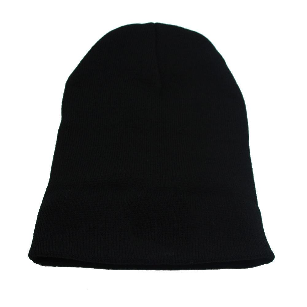 New cross embroidery knitted hat autumn and winter European and American men's and women's outdoor warm wool hat pullover hat cold hat