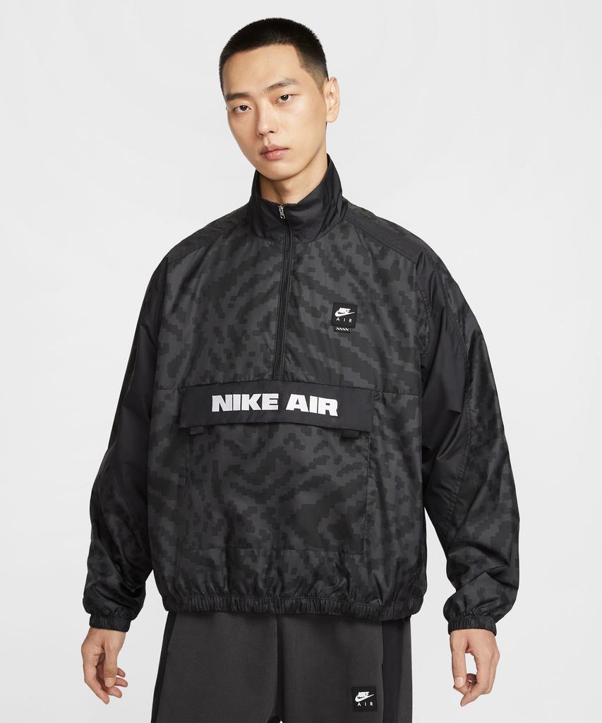 Nike Air Men'S Half-Zip Jacket - Black / Hv0879-060