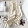 Spring 2025 Women's High-Waisted Wide-Leg Jeans - Chic Hong Kong Style, Loose & Slimming Fit