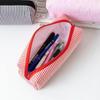 Stripe Pattern Pen Pouch Large Capacity Makeup Pouch New Pen Bag  School Supplies