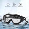 Nezamlžovací HD plavecké brýle s velkým rámem pro dospělé, muže a ženy, vodotěsné plavecké brýle, potápění, surfování, vodní sporty