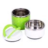 2 Layer Stainless Steel Insulation Thermo Thermal Lunch Box Food Container Hot