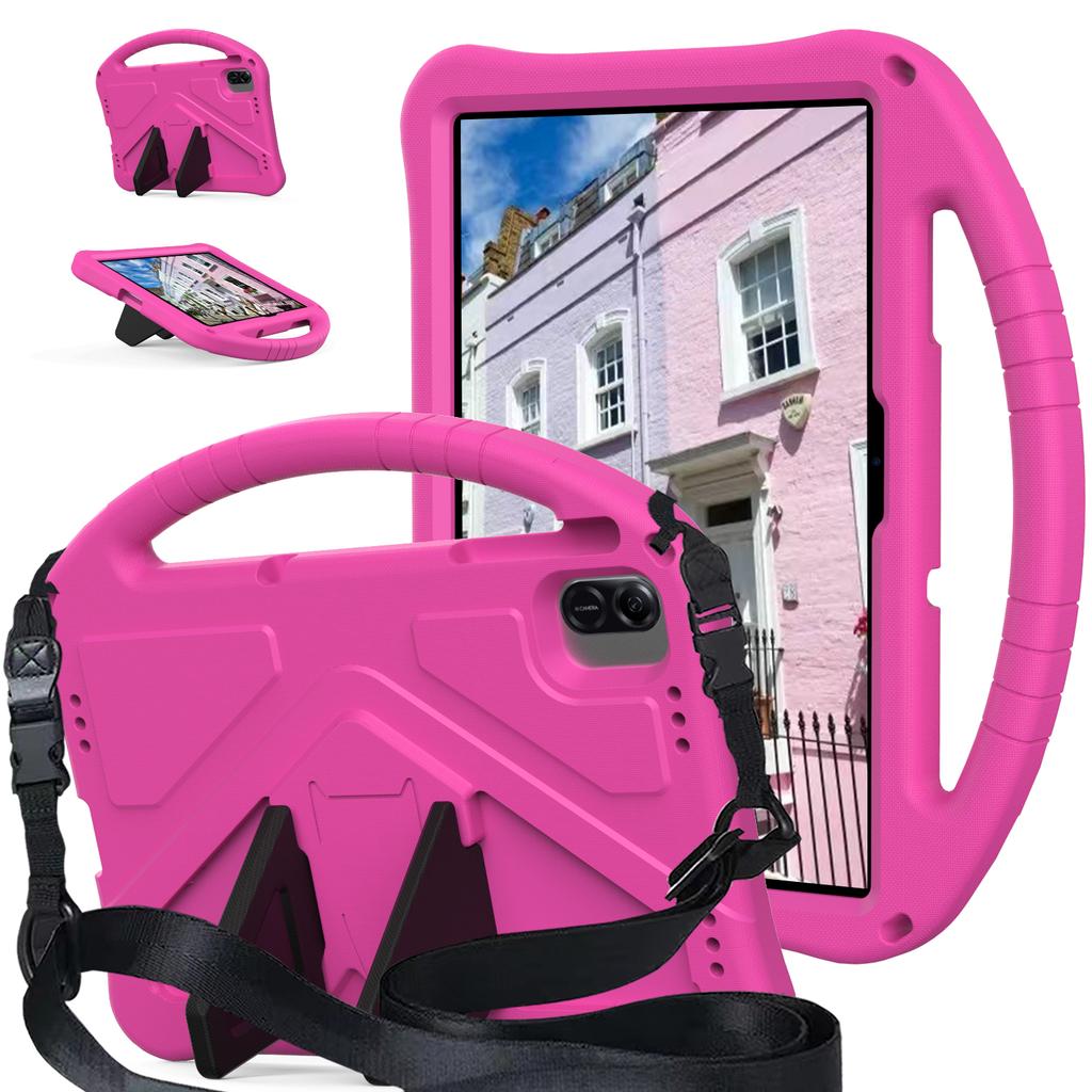 Kids Case For Honor Pad X8a 11inch EVA Shockproof Stand Cover with Shoulder Strap Funda Tablet Case For X8a Handheld Shell