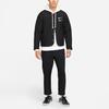 Nike Sportswear Swoosh Embroidered Cotton Jacket Men Outerwear Black DM1247-010