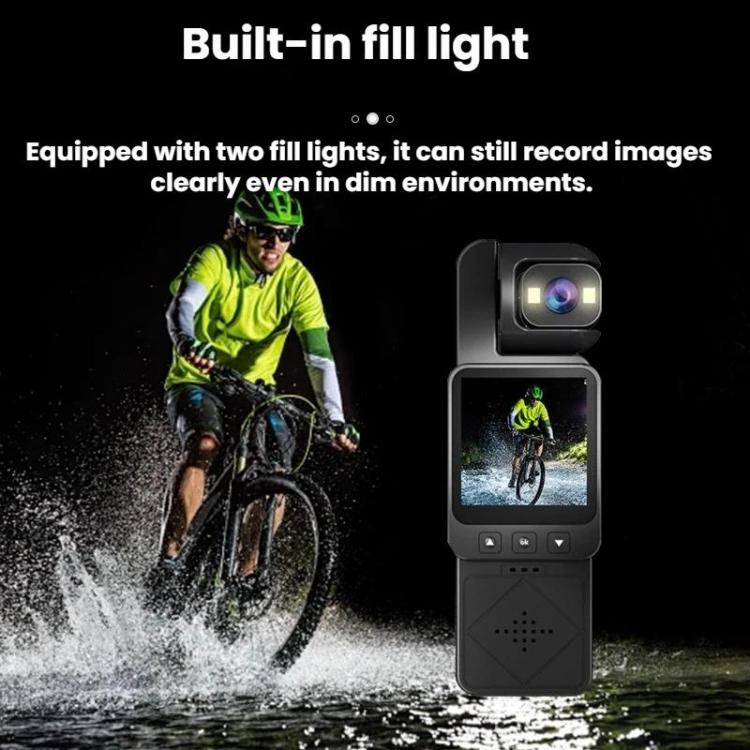 Portable Outdoor Cycling Dashcam 4K HD Law Enforcement WiFi Video Camera
