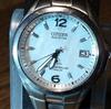 CITIZEN BQ41 Attesa Titanium Solar Watch with Date and Sapphire Crystal Radio-Controlled Display, Mother-of-Pearl Dial