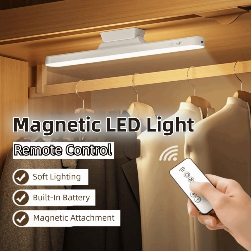 Remote Control Magnetic LED Lighting 3 Color Magnetic Adsorption Lamp  Reading Use