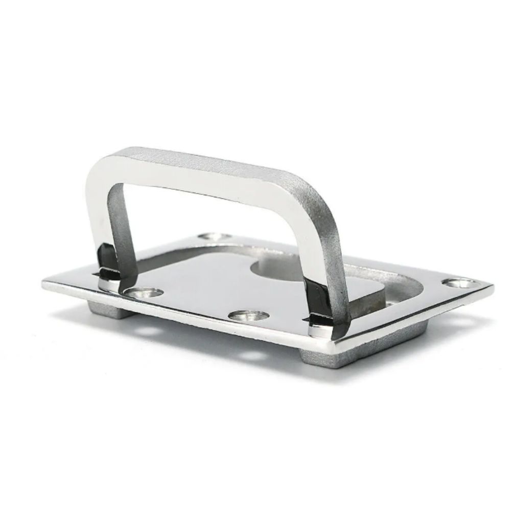 316 Stainless Steel Marine Hardware Square Shape Flush Lift Handle  RV Hardware