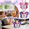 A Positive And Uplifting Crocheted Butterfly, A Handmade Support Plush Toy For Women, Perfect As A Birthday Or Basket Gift For Friends, Colleague