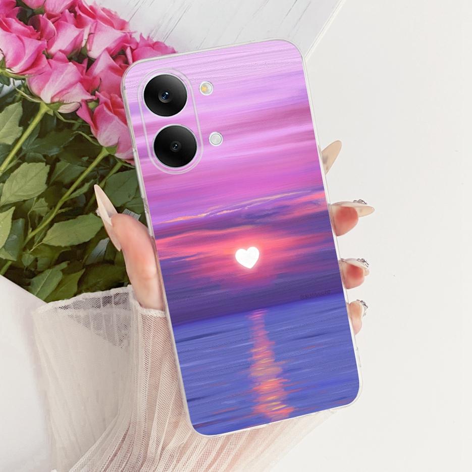 For Xiaomi Redmi Turbo 5 Max Case Cute Cat Flowers Painted Cover Soft Slim Phone Case For Xiaomi Redmi Turbo 5 Turbo5 Max Fundas