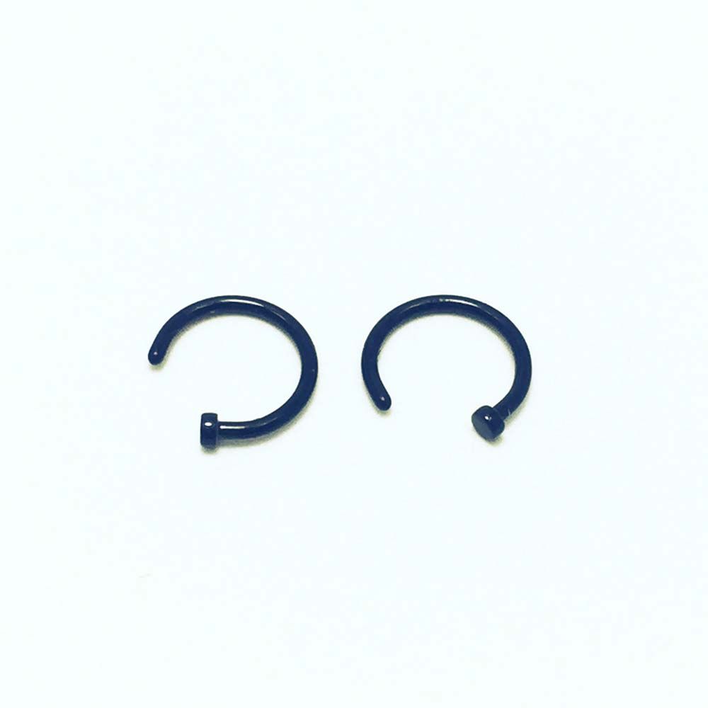 Stud Earrings C Shape Hoop Stainless Steel Circular Body Piercing Nose Rings Jewelry Lip Rings