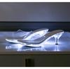 Frauen Kitten Heels Kristall Led Licht Sandalen Nachtclub Schlanke Ferse Transparent Kristall Auto Modell Glänzend Hohe LFD-1318-2