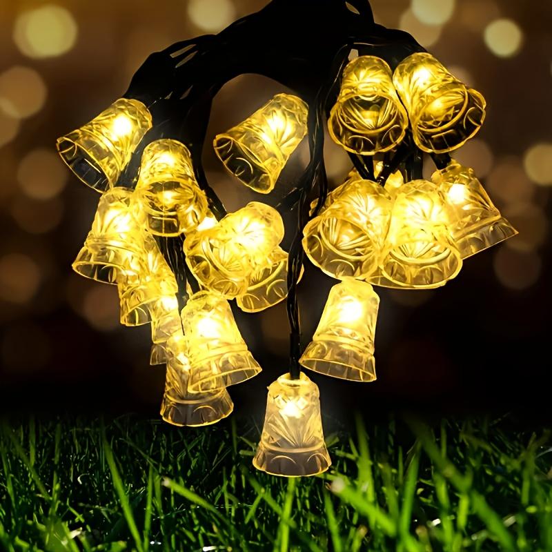 

Solar String Lights Outdoor 5m 20 LEDS Solar Bell String Lights 8 Modes Waterproof Lamp Christmas Fairy Lights for Garden Patio