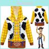 Woody Zipper Hoodie Sweatshirt Soft Eye-catching Toy Story Costume For Kids