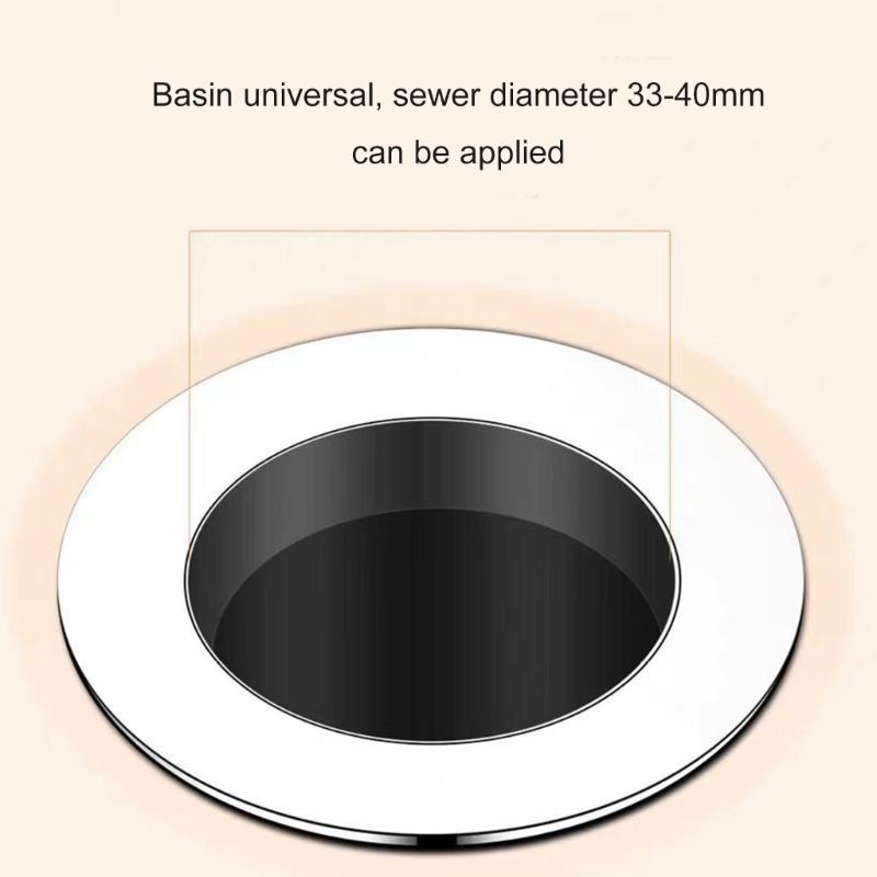 Washbasins Sink Drain Stopper Bathtubs Plug Anticlogging Drain Filter Drain Hair Catcher for Bathroom Kitchen Enduring