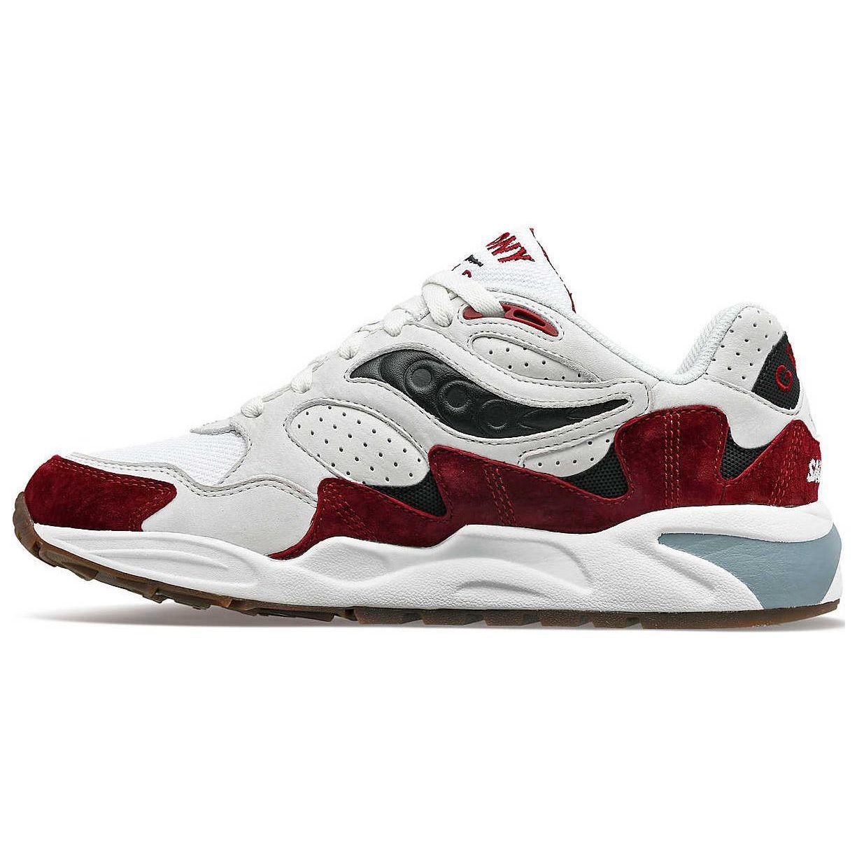 SAUCONY Кроссовки Grid Shadow 2 белые красные унисекс S70773-2 40