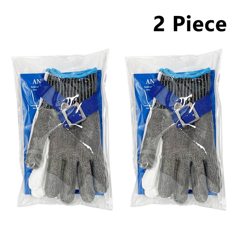 LPRED 1/2/6/10 Pc Cut Resistant Stainless Steel Gloves Working Safety Gloves Metal Mesh Anti Cutting For Butcher Worker