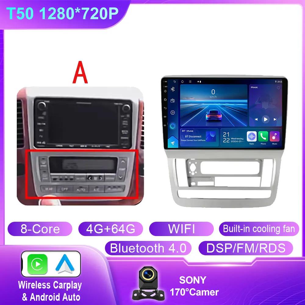 Android Car For Toyota Alphard 1 H10 2002 2003 2004 2005 2006 2007 2008 Car Radio Multimedia Player Head Unit Navigation GPS TB