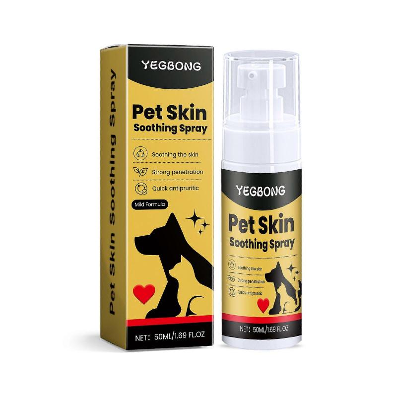 1-3x Pet Skin Soothing Spray Highly Effective Natural Anti-Itch Spray Pet Supply
