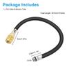 15" Flexible Tire Valve Stem Extension Air Hose Dual Extender Trailer Rv Truck
